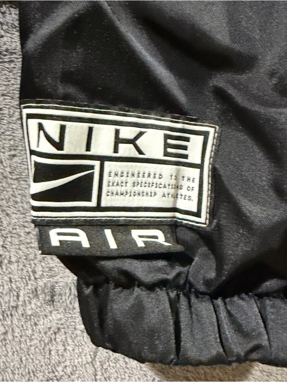 Nike Air Black Oversized Woven Bomber Jacket [FN1908-010] Women's Sz Small $135 - Picture 10 of 11